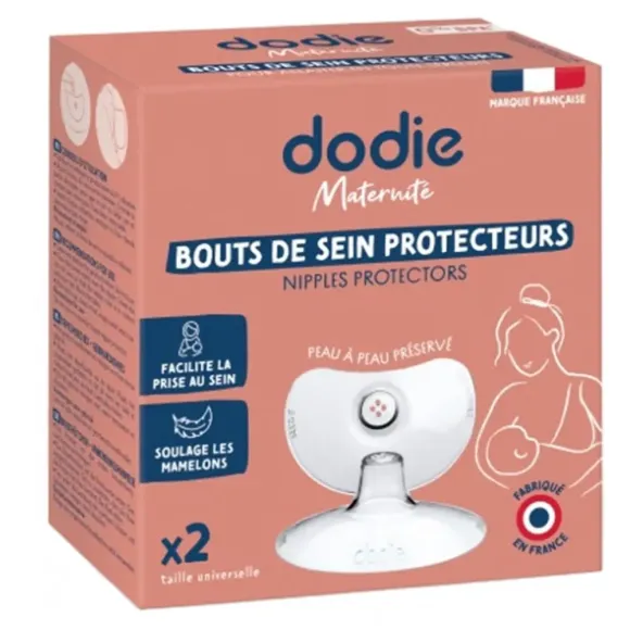 Allaitement Bouts de Sein Anatomiques taille standard Dodie - 2 bouts de sein