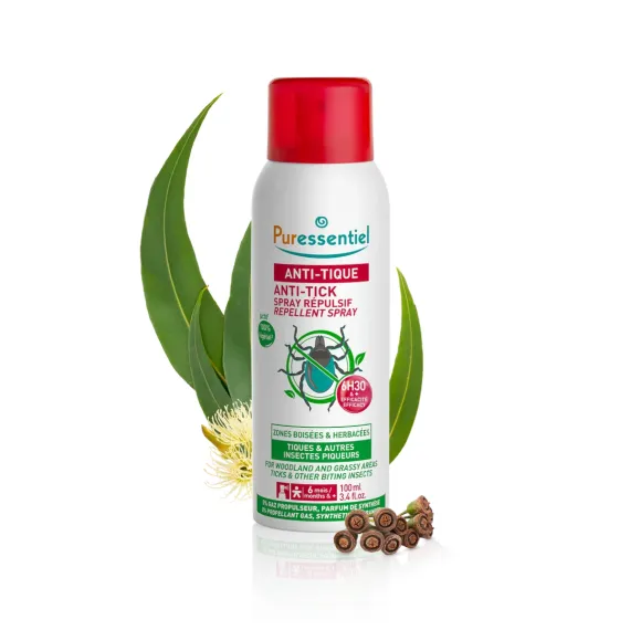 Anti-tique spray r&eacute;pulsif Puressentiel - spray de 100ml