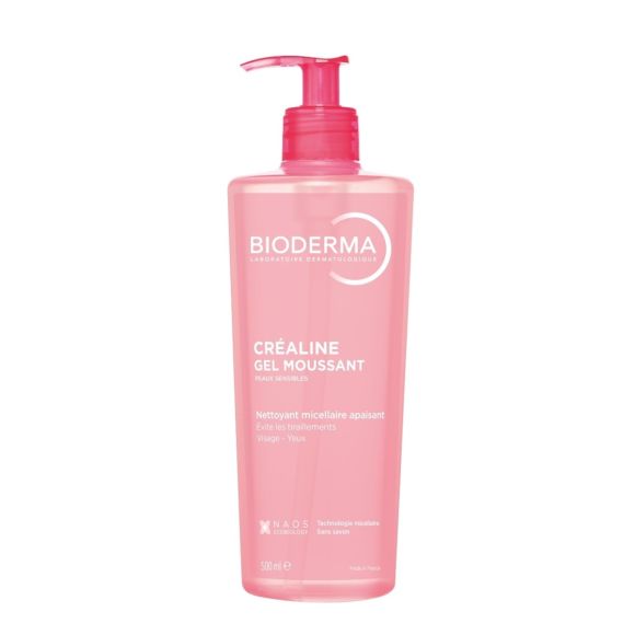 Cr&eacute;aline gel moussant Bioderma - flacon-pompe de 500 ml