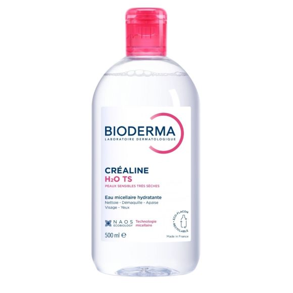 Eau micellaire Cr&eacute;aline TS H20 Bioderma - flacon de 500 ml