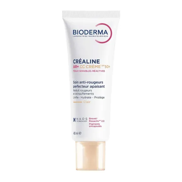 Cr&eacute;aline AR+ CC cr&egrave;me spf 50+ Bioderma - tube de 40ml
