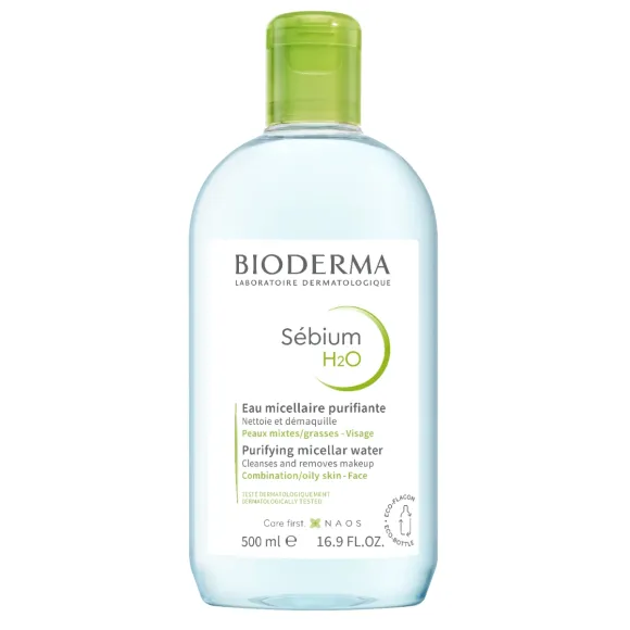 S&eacute;bium H2O Eau micellaire purifiante Bioderma - flacon de 500 ml