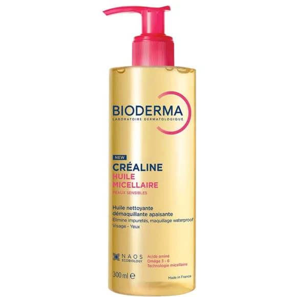 Cr&eacute;aline Huile micellaire Bioderma - flacon-pompe de 300ml