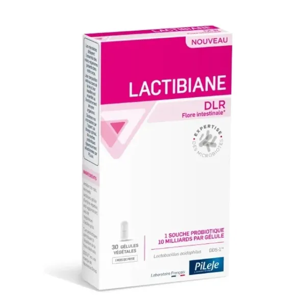 Lactibiane DLR flore intestinale Pileje - bo&icirc;te de 30 g&eacute;lules v&eacute;g&eacute;tales 