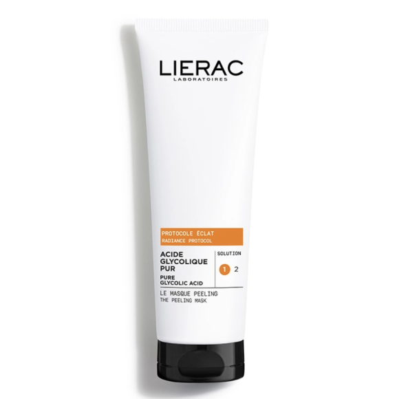 Protocole &eacute;clat acide glycolique pur le masque peeling Lierac - tube de 75ml