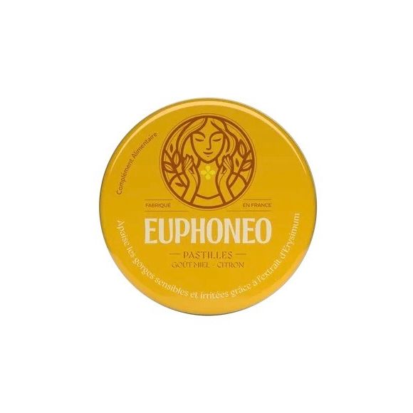 Euphoneo pastilles gorge go&ucirc;t miel et citron Mayoly Spindler - boite de 50 pastilles