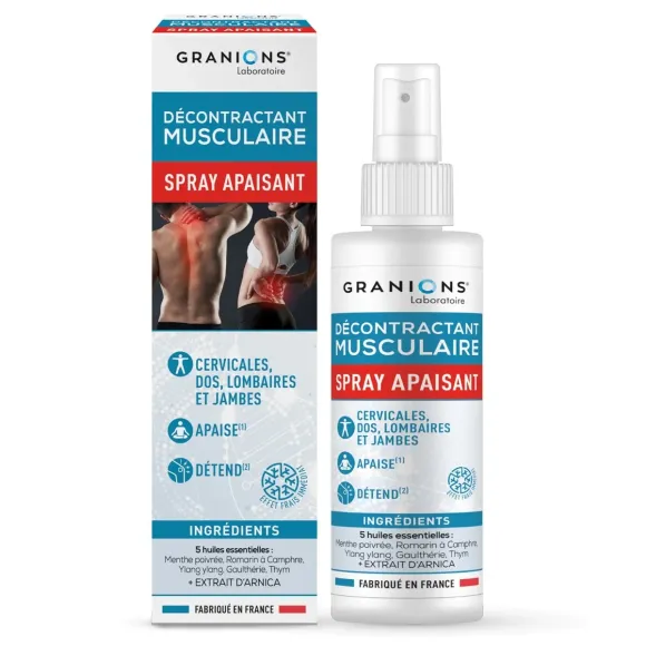 D&eacute;contractant musculaire spray apaisant Granions - spray de 100ml