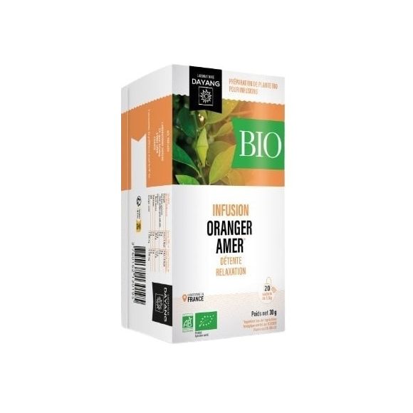 Infusion oranger amer BIO d&eacute;tente-relaxation Dayang - Bo&icirc;te de 20 sachets