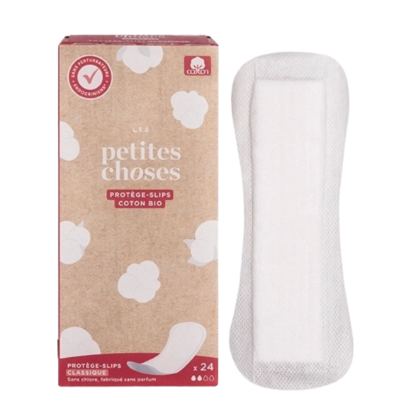 Prot&egrave;ge-slips classique coton bio Les Petites Choses - boite de 24 prot&egrave;ge-slips