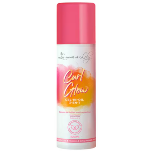 Curl Glow s&eacute;rum finition 3en1 Les Secrets de Loly - flacon-pompe de 100ml