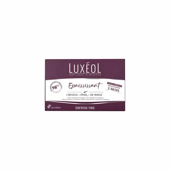 Compl&eacute;ment alimentaire &eacute;paississant Lux&eacute;ol - bo&icirc;te de 90 g&eacute;lules 