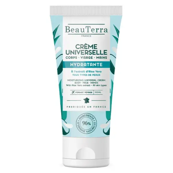 Cr&egrave;me universelle hydratante BeauTerra - tube de 100ml