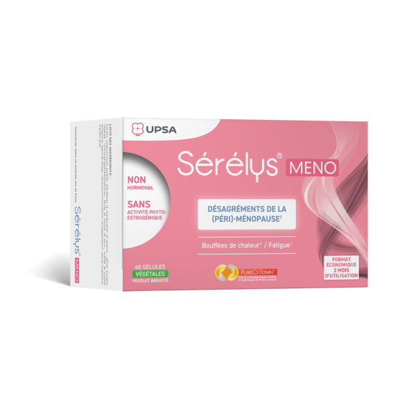 S&eacute;r&eacute;lys M&eacute;no D&eacute;sagr&eacute;ments de la (p&eacute;ri)-m&eacute;nopause S&eacute;r&eacute;lys - bo&icirc;te de 60 g&eacute;lules