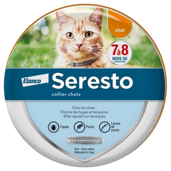 Seresto collier antiparasitaire chats Elanco - 1 collier