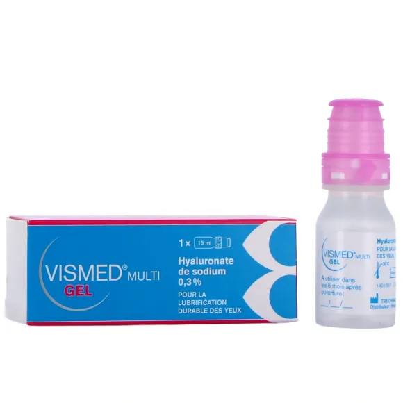 Vismed multi gel lubrification des yeux - flacon de 15ml