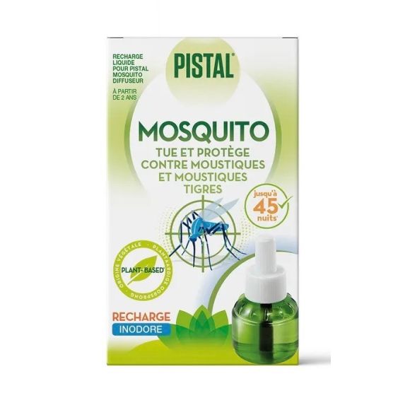 Mosquito recharge pour diffuseur &eacute;lectrique anti-moustiques Pistal - recharge de 30ml