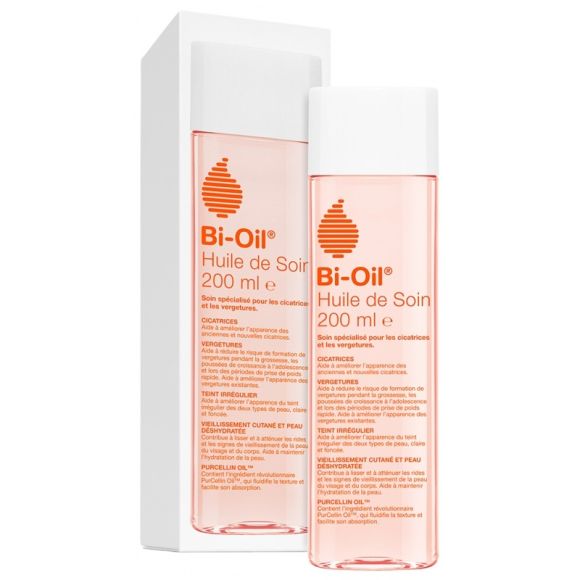 Huile de Soin Pr&eacute;ventive et R&eacute;paratrice Bi-Oil - flacon de 200 ml
