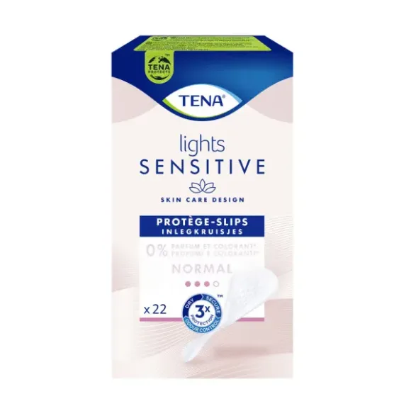Lights sensitive prot&egrave;ge-slip normal Tena - boite de 22 prot&egrave;ges slips
