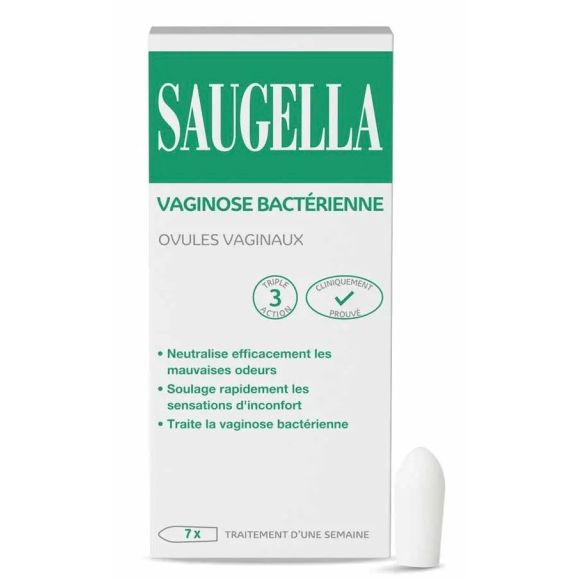 Ovules vaginaux Vaginose bact&eacute;rienne Saugella - 7 ovules