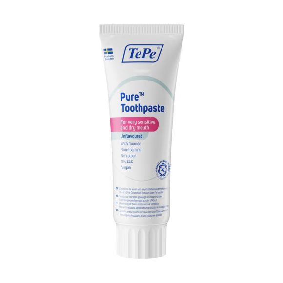 Dentifrice Pure go&ucirc;t neutre TePe - tube de 75ml