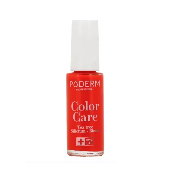Color Care Vernis &agrave; ongles Orange mangue 227 Poderm - flacon de 8ml