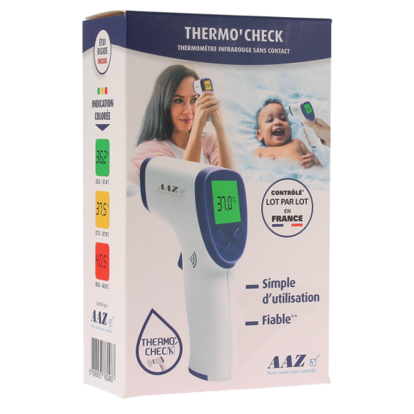 Thermo'check thermom&egrave;tre infrarouge AAZ - un thermom&egrave;tre