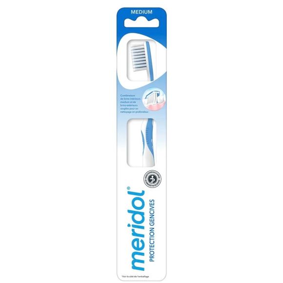 Brosse &agrave; dents m&eacute;dium Meridol - 1 brosse &agrave; dents
