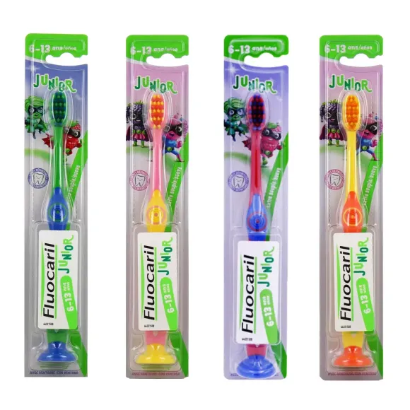Brosse &agrave; dents junior 6/13 ans Fluocaril - une brosse &agrave; dents