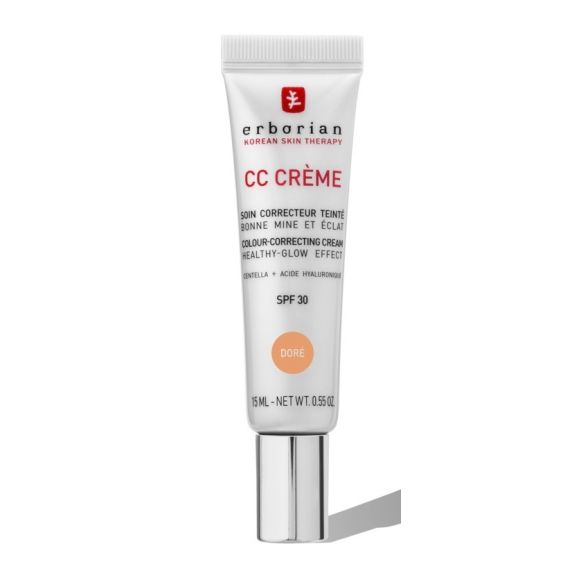 CC cr&egrave;me &agrave; la Centella Asiatica teinte dor&eacute; SPF30 Erborian - tube de 15 ml