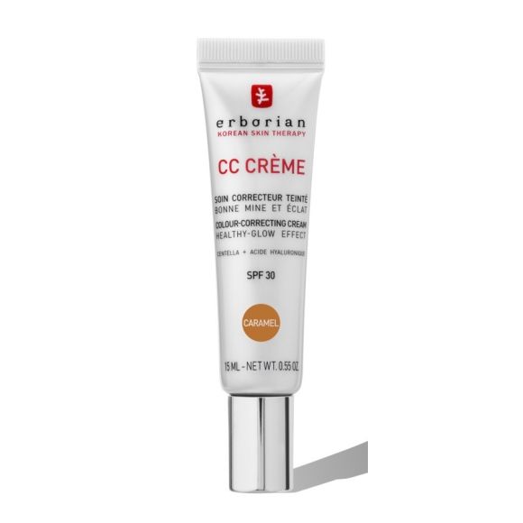 CC cr&egrave;me &agrave; la Centella Asiatica teinte caramel SFP30 Erborian - tube de 15ml
