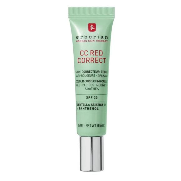 CC Red correct &agrave; la centella asiatica SPF30 Erborian - tube de 15ml