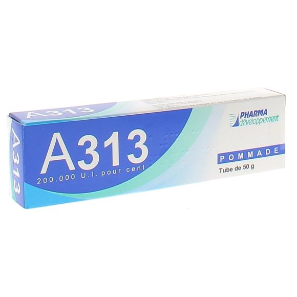 A-313 pommade Vitamine A 200.000 UI pour cent - tube de 50 g