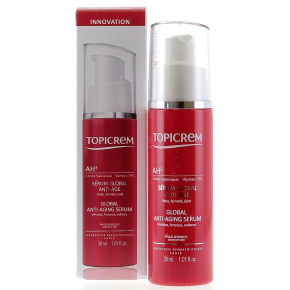 AH3 S&eacute;rum global anti-&acirc;ge Topicrem - flacon pompe de 30ml