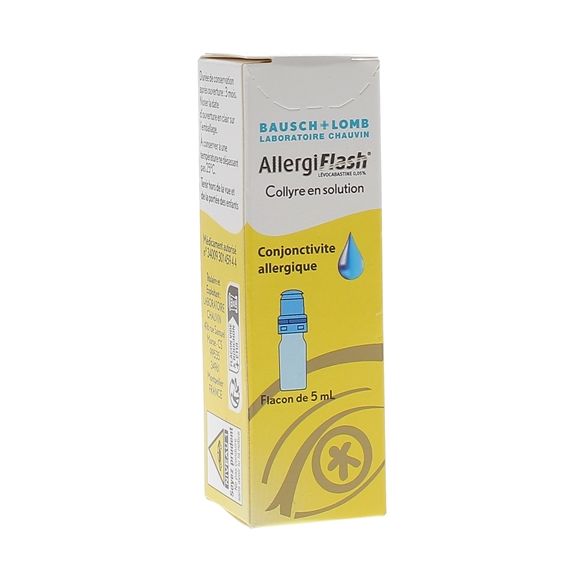 Allergiflash 0,05 % collyre - flacon de 5ml
