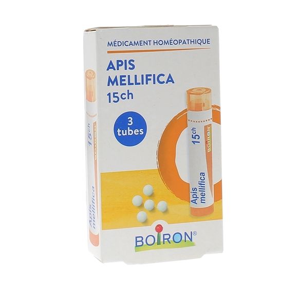 APIS MELLIFICA 15CH granules Boiron - 3 tubes de 4 g