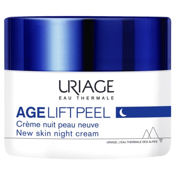 Age Lift Peel Cr&egrave;me nuit peau neuve Uriage - pot de 50 ml