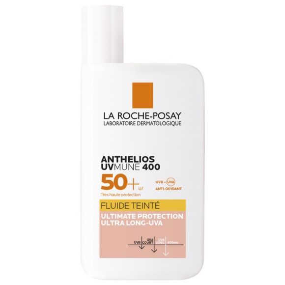 Anthelios UVmune 400 Fluide teint&eacute; SPF50+ La Roche-Posay - flacon de 50 ml