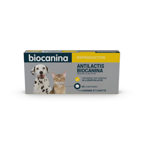 Antilactis Biocanina - bo&icirc;te de 30 comprim&eacute;s s&eacute;cables