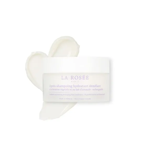 Apr&egrave;s-shampoing hydratant d&eacute;m&ecirc;lant La Ros&eacute;e - pot de 200g