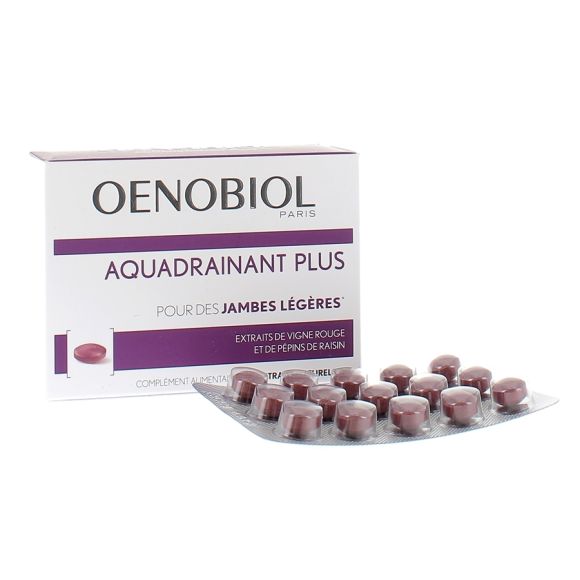Aquadrainant Plus Oenobiol - bo&icirc;te de 45 comprim&eacute;s