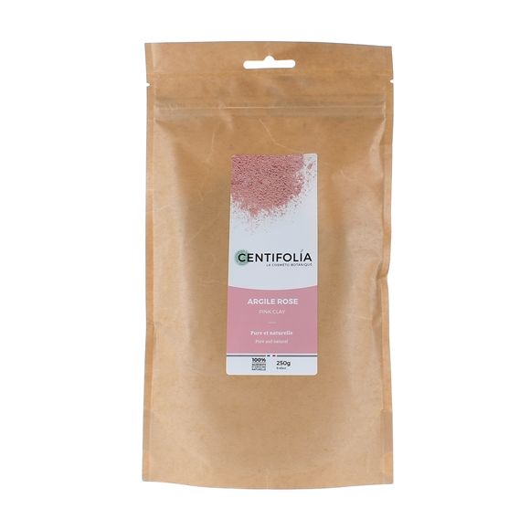 Argile rose Centifolia - sachet de 250g