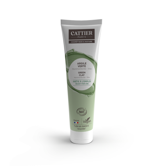 Argile verte pr&ecirc;te &agrave; l'emploi Cattier - tube de 400 g
