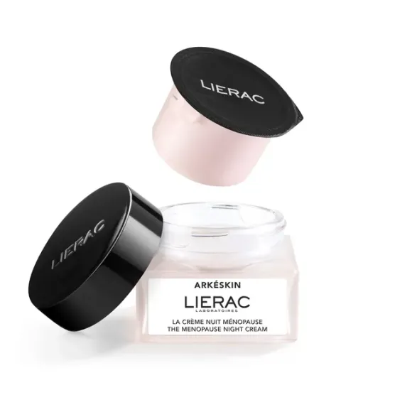 Ark&eacute;skin la cr&egrave;me de nuit m&eacute;nopause recharge Lierac - 1 recharge de 50 ml