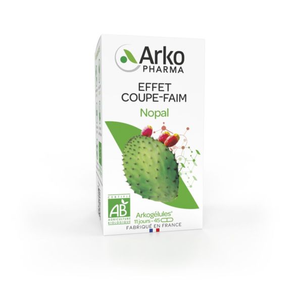 Arkog&eacute;lules Nopal bio Arkopharma - bo&icirc;te de 45 g&eacute;lules