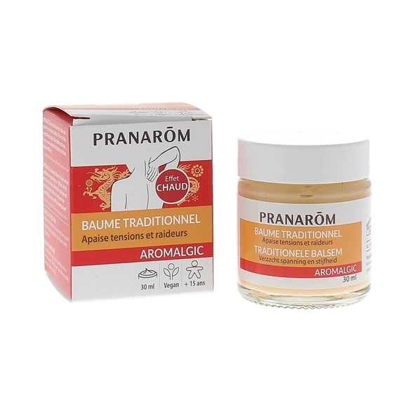 Aromalgic Baume traditionnel tensions et raideurs Pranar&ocirc;m - pot de 30 ml