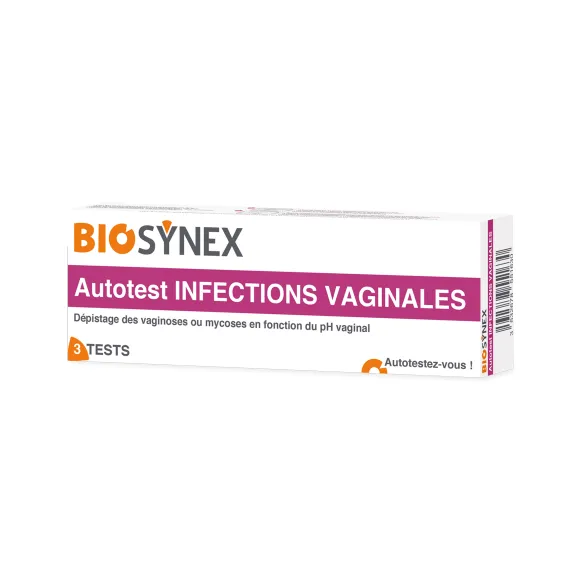 Autotest infections vaginales Biosynex - bo&icirc;te de 3 tests