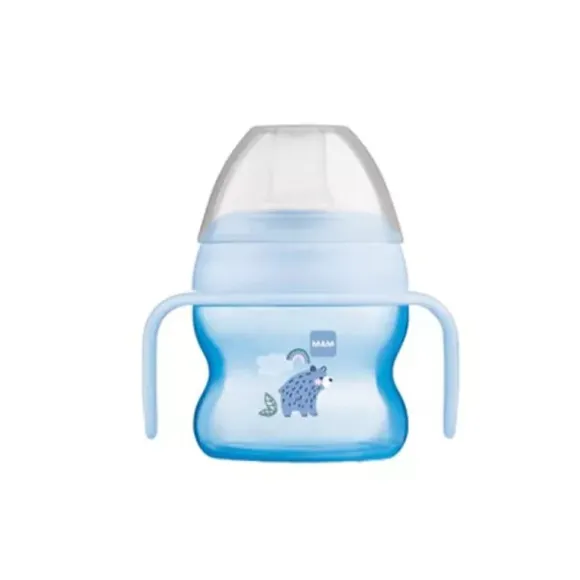 Tasse &agrave; bec souple 6mois et plus Bleu MAM - 1 tasse de 150 ml