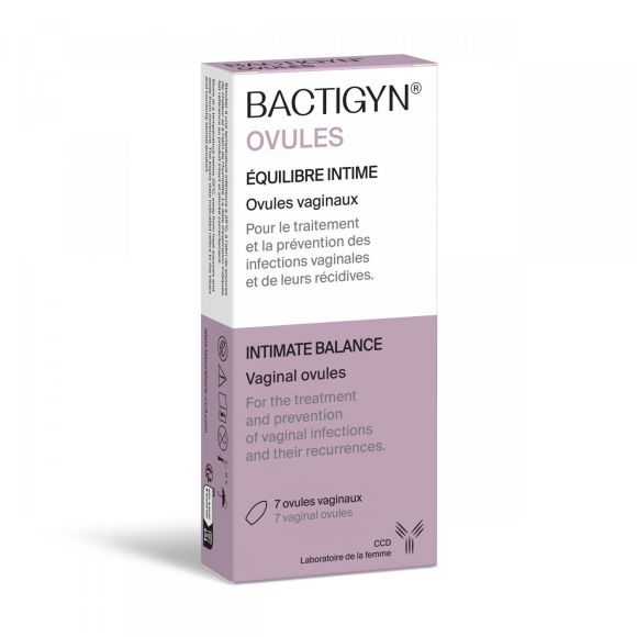 Bactigyn Equilibre intime Ccd - bo&icirc;te de 7 ovules vaginaux