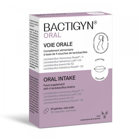 Bactigyn oral CCD - bo&icirc;te de 30 g&eacute;lules