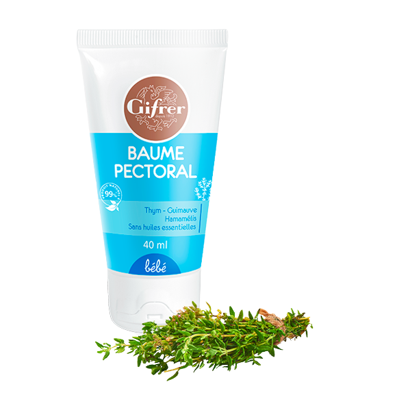 Baume pectoral b&eacute;b&eacute; Gifrer - tube de 40 ml